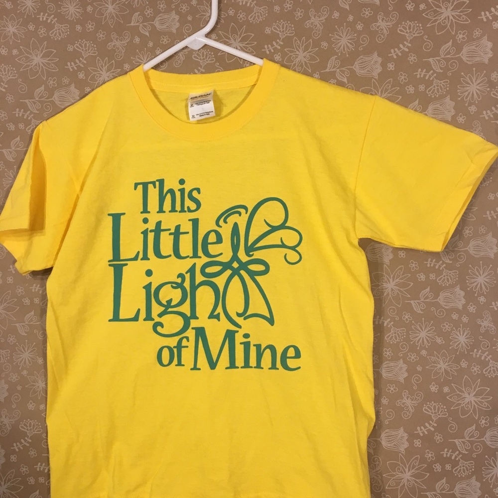 Christian T-Shirt Little Light of Mine Kids Yellow